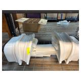 White Plastic Architectural Molding Pieces