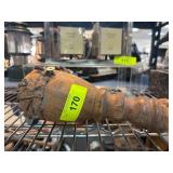 Wooden Handcrafted Club with Metal Accents