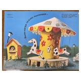 Russian Childrenï¿½s Carousel Illustration Poster