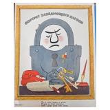 Soviet Anti-Workplace Theft Poster