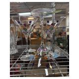 Martini Glasses With Polkadot Design