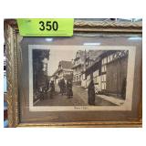 Framed Postcard: ï¿½Retour dï¿½Egliseï¿½