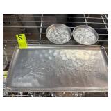 Stede Metal Tray and Coasters Set