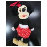 Mickey Mouse-Inspired Plush with Polka Dot Skirt