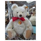 Steiff Original Teddy Bear with Red Ribbon
