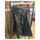 Black Metro 7 Skirt with Tie Waist