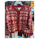 Croft & Barrow Red Knit Holiday Sweater