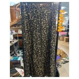 Express Black Floral Print Skirt