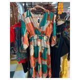 Lulus Multi-Color Abstract Print Dress