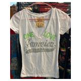 White Jamaica Graphic T-Shirt by Sunkissed