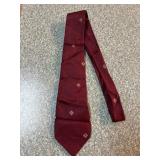 Gucci Red Patterned Silk Tie