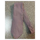 Eagle Silk Necktie with Geometric Design