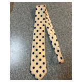 Harrods John Comfort Silk Polka Dot Tie