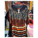 Floral Pattern Dress with Crochet Detail