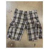 American Eagle Outfitters Plaid Cargo Shorts