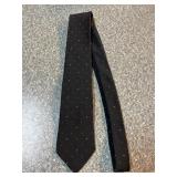 David Lawrence Black Tie with Dotted Pattern