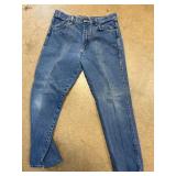 Rustler 16 Husky Blue Jeans, Made in USA