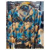 Xhilaration Floral Print Long-Sleeve Blouse