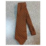 Wembley Brown and Orange Patterned Tie
