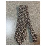 Structure Silk Necktie with Geometric Design