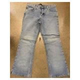 Express Jeans Low Rise Flare Denim Pants