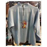 Light Blue Tigger Pullover with Embroidery