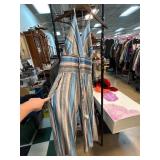 Venus Multicolored Striped Halter Jumpsuit