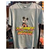 Velva Sheen Mickey Mouse T-Shirt in Light Blue