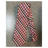 Montgomery Ward Red Polyester Necktie