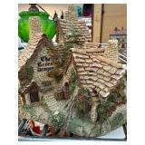 David Winter Green Dragon Pub Sculpture