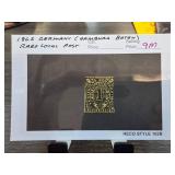 1862 Germany Rare Local Postage Stamp