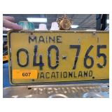 Maine License Plate Vacationland