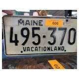 Maine Vacationland License Plate