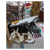 Nativity Scene With Wooden Stable