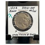 1923 Buffalo Nickel DDO-001 Rare Coin