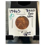 1946-S Lincoln Wheat Cent BU 65+ Red
