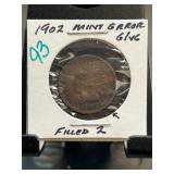 1902 Indian Head Penny Mint Error