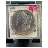 1897P Morgan Silver Dollar in MS-62 Condition