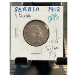 Serbia 1912 1 Dinar Coin