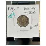 1943 Mercury Dime, Philadelphia Mint