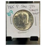 1965 P SMS JFK Silver Half Dollar