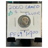 2000-S Silver Roosevelt Dime PF69