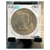 1965 Great Britain Churchill Commemorative Coin
