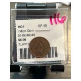 1904 Indian Head Cent EF-40