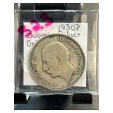 1930P Bulgaria Silver 100 Leva Coin