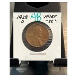 1928-D Lincoln Wheat Cent in Holder
