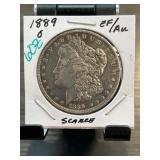 1889 Morgan Silver Dollar EF/AU