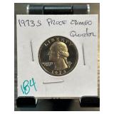 1973-S Proof Cameo Quarter