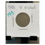 1896 Liberty Head V Nickel Coin