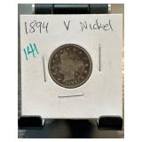 1894 Liberty Head V Nickel